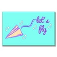 thumbnail image 1 of Cuadro Canva Listo Para Colgar Pixtreats Tipo Galería Avioncito De Papel 40X60 cm, 1 of 4