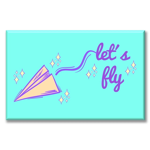 Cuadro Canva Listo Para Colgar Pixtreats Tipo Galería Avioncito De Papel 40X60 cm