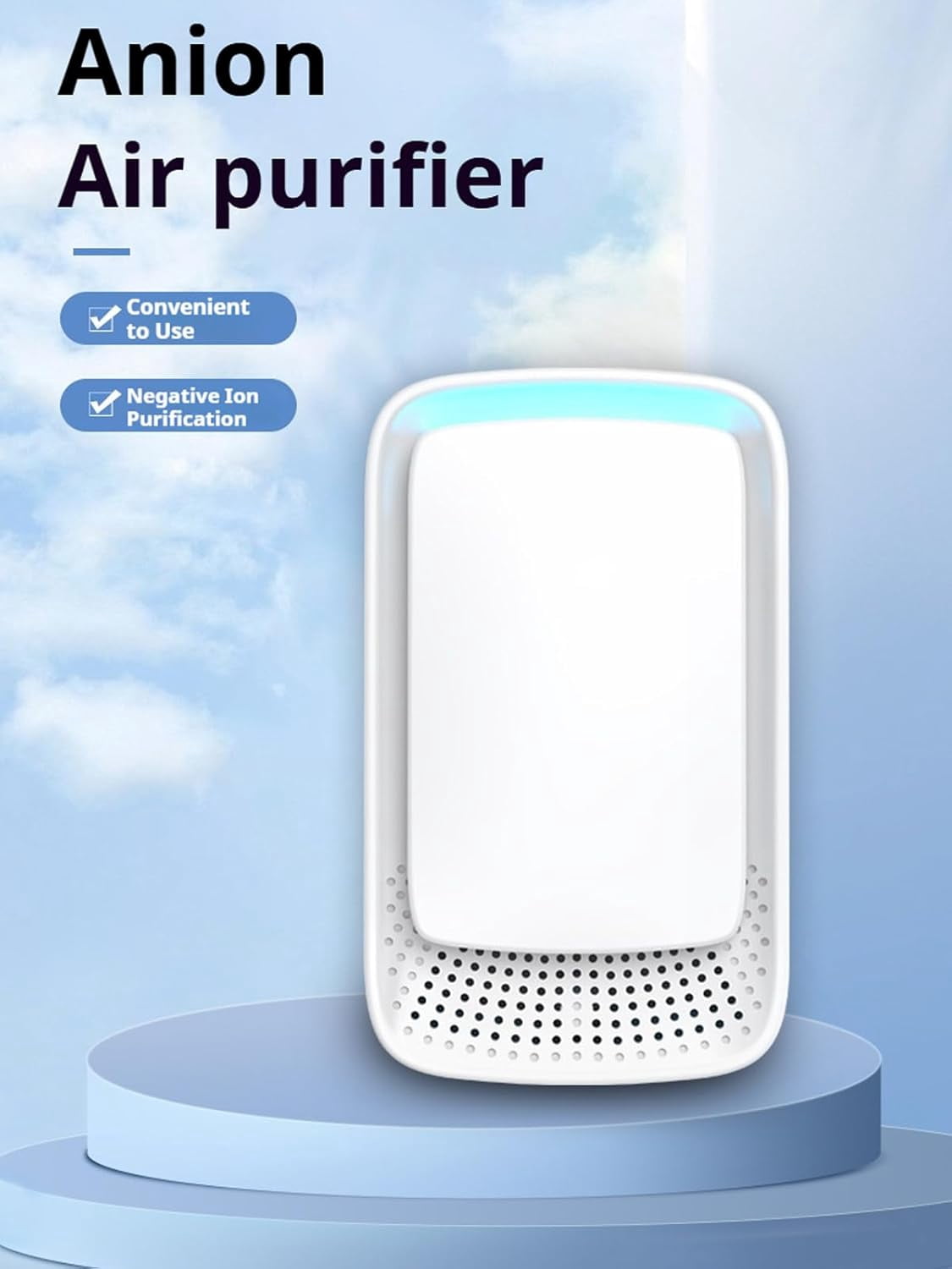 Clairu Revolutionary Air Purifier, Claru Ionic Air Purifier Plug In, Remove Smell and Pollutants, Ultra-Quiet, Suitable for Bedrooms, Toilets, Closets, Pet Room (3PCS)