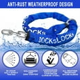 thumbnail image 3 of DocksLocks 3ft Weatherproof Cinch Style Security Chain (3ft/6ft/10ft) - Heavy Duty, Marine Grade Steel, Theft Prevention Strong Multi-Purpose Lock - 2.75 lbs, 3 of 5