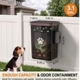 thumbnail image 4 of Dog Poop Trash Can Outside,3.1 Gallon Outdoor Plastic Dog Poop Disposal Container ,Pet Waste Station with Lid，Hanging Trash Can for Fence, Garbage, Outdoors, 4 of 6