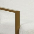 thumbnail image 5 of Ember Interiors Silas Modern Lounge Chair with Arms, Cream Fabric, 5 of 8