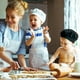thumbnail image 4 of Xiao Hua Conjunto de gorro y delantal de chef para niños, blanco M, 4 of 5