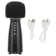 thumbnail image 1 of Micrófono Bluetooth L868, micrófono de mano con luz LED para fiesta en casa, entrevista en coche, discurso negro, 1 of 5