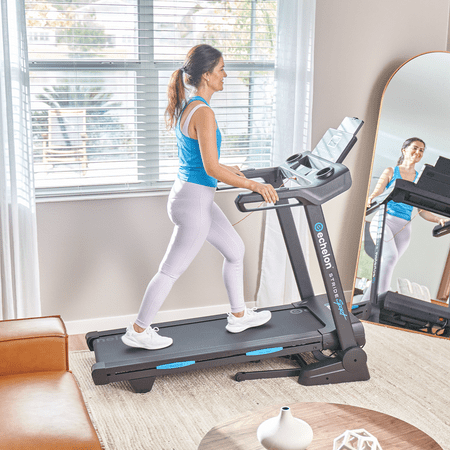 Echelon - Stride 30 Sport Smart Foldable Exercise Treadmill with Cushioned Deck - Black