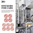 thumbnail image 3 of Milisten 10pcs Do Not Touch Sticker Do Not Use Hand Signs Self Adhesive Decal No Touch Sign, 3 of 6