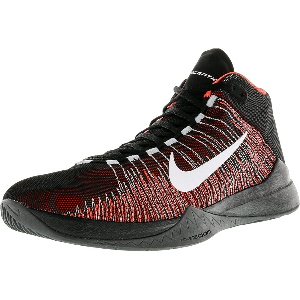 Nike - Nike Men's Zoom Ascention Black / White-Bright Crimson Ankle ...
