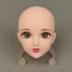 thumbnail image 4 of Cabeza esculpida de muñeca articulada a escala 1/6 para cuerpo de muñeca BJD con ojos verdes., 4 of 8