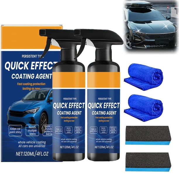 Agente de recubrimiento en aerosol AQISI Advanced Quick Effect, 120 ml, paquete de 2