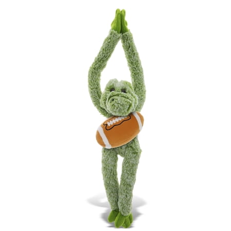 DolliBu Alligator Stuffed Animal with Football Plush - Soft Alligator with Long Arms Adorable Playtime Plush Toy Cute Wildlife GiftPlush Doll Animal Toy for Kids and Adults - 21 Inch