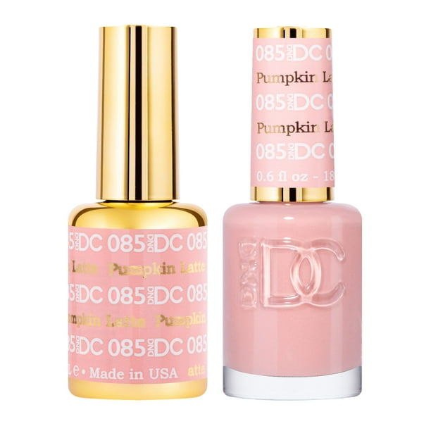 Set de esmaltes en gel DND DC Beige Nude Collection Pumpkin Latte
