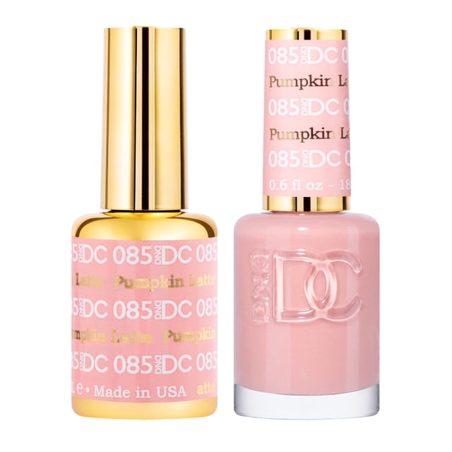 Set de esmaltes en gel DND DC Beige Nude Collection Pumpkin Latte