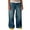 Blue, variant on Women's Wide Leg Boyfriend Jeans Wide Straight Leg Denim Pants Low Rise Baggy Jeans Casual Loose Jeans