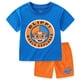 thumbnail image 1 of Conjunto Blippi de camiseta de manga corta y pantalones cortos naranjas para niños, 1 of 7