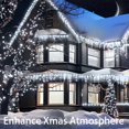 thumbnail image 2 of Luces LED navideñas JXLEDAYY 1000, 40 pies, impermeables, color blanco frío, 2 of 8