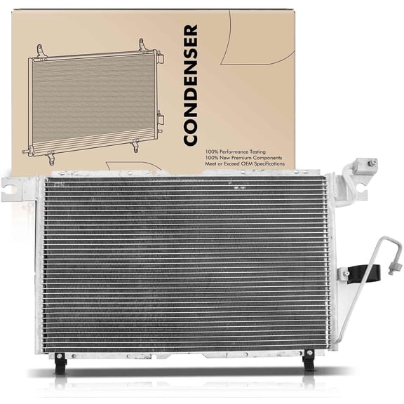 A-Premium Air Conditioning A/C Condenser Compatible with Isuzu Trooper 2001-2002 V6 3.5L, Replace# 3027, 8972310870