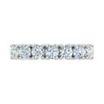 thumbnail image 3 of 1 Carat 7-Stone Diamond Wedding Band Ring in 14K White Gold (Ring Size 4), 3 of 4