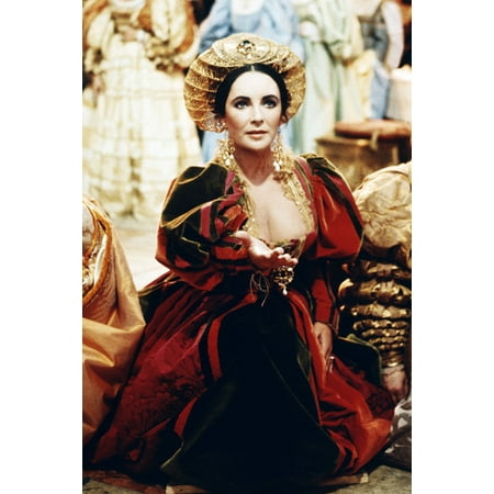 Elizabeth Taylor The Taming Of The Shrew Red Costume 24x36 Poster