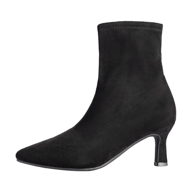NECHOLOGY Botas Mujer Adulto Femenino Zapatos Botines de mujer 2023 otoño nuevo europeo y americano de tamaño banquete club nocturno puntiagudo forma de copa de y botas de mujer botines (Black, 11)