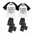 thumbnail image 2 of LuLiaMenton Matching Couples Christmas Pajamas Favorite Light Jesus Short Sleeve Long Pants Set, 2 of 5