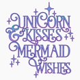 thumbnail image 2 of CafePress - UNICORN KISSES And MERMAID WISHES - Adjustable Unisex Printed Trucker Hat with Mesh Back, 2 of 8