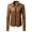 Brown, variant on Womens Long Sleeve Leather Jacket Motorcycle Leather Jacket PU Leather Jacket Fashion Womens Jacket Coat Heavy Long Coat for Women Juniors Raincoats with Hoods Wool Winter Coat for Women Fit