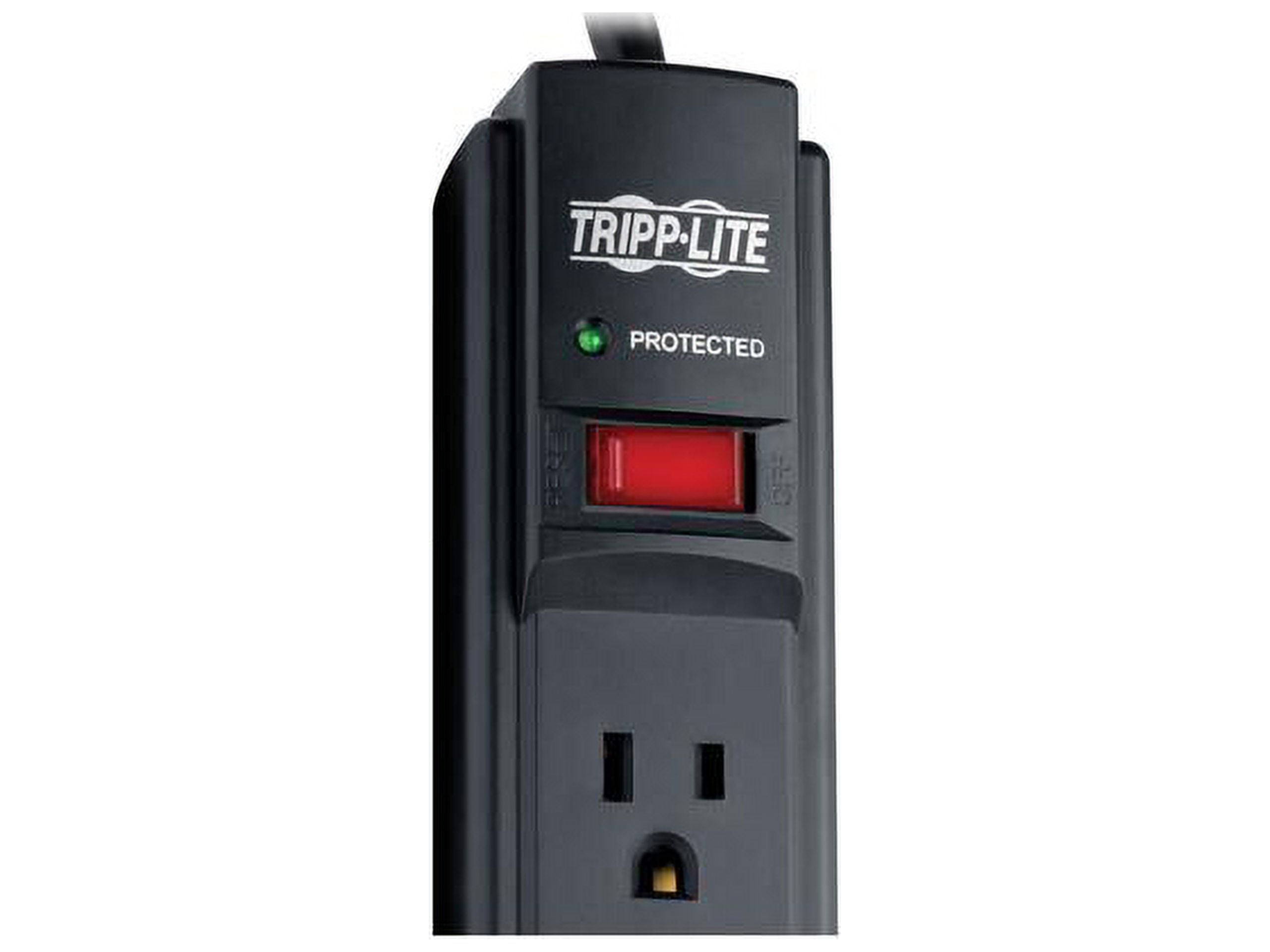 Tripp Lite Eaton Tripp Lite Series Protect It! 6-Outlet Surge Protector, 6 ft. Cord, 900 Joules, Diagnostic LED, Black Housing