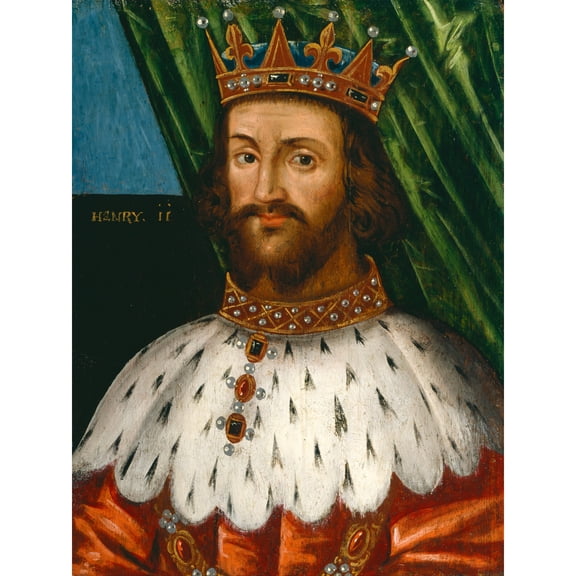 British King Henry II England Normandy Extra Large Art Print Wall Mural Poster Premium XL