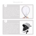 thumbnail image 4 of Stroller Mosquito Nets - 1 Pack Durable Stroller Mosquito Nets for Strollers, Cradles, Play Beds Cover Nets Strollers Safety Insect Protection Shield Nets Outdoor Picnic White, 4 of 8