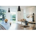 thumbnail image 2 of 1 Light Mini Pendant-Matte Black/Heritage Brass Finish Z-Lite 728Mp-Mb-Hbr, 2 of 6