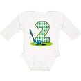 thumbnail image 3 of Inktastic Argyle Golf 2nd Birthday Boys Long Sleeve Baby Bodysuit, 3 of 5