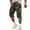 Army Green, variant on WTOBBY Men's Camouflage Cargo Capri Pants with Elastic Drawstring Waist, Lightweight Breathable Loose Fit for Outdoor Summer Activities,Gray XL