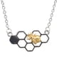 thumbnail image 2 of Collar de Abeja de Oro Real onlyliua en Forma de Corazón, 2 of 7