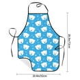 thumbnail image 2 of Pofeuu Cute Polar Bear Print Aprons with Pockets, Cute Aprons for Kitchen, Cooking, Server, Barber, Chef Apron, 2 of 7