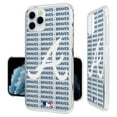 thumbnail image 5 of Atlanta Braves Text Backdrop Clear iPhone Case, 5 of 7