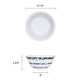 thumbnail image 2 of Excellante Blue dragon melamine dinnerware collection 25 oz, 6 1/4" scalloped bowl, comes in dozen, 2 of 4