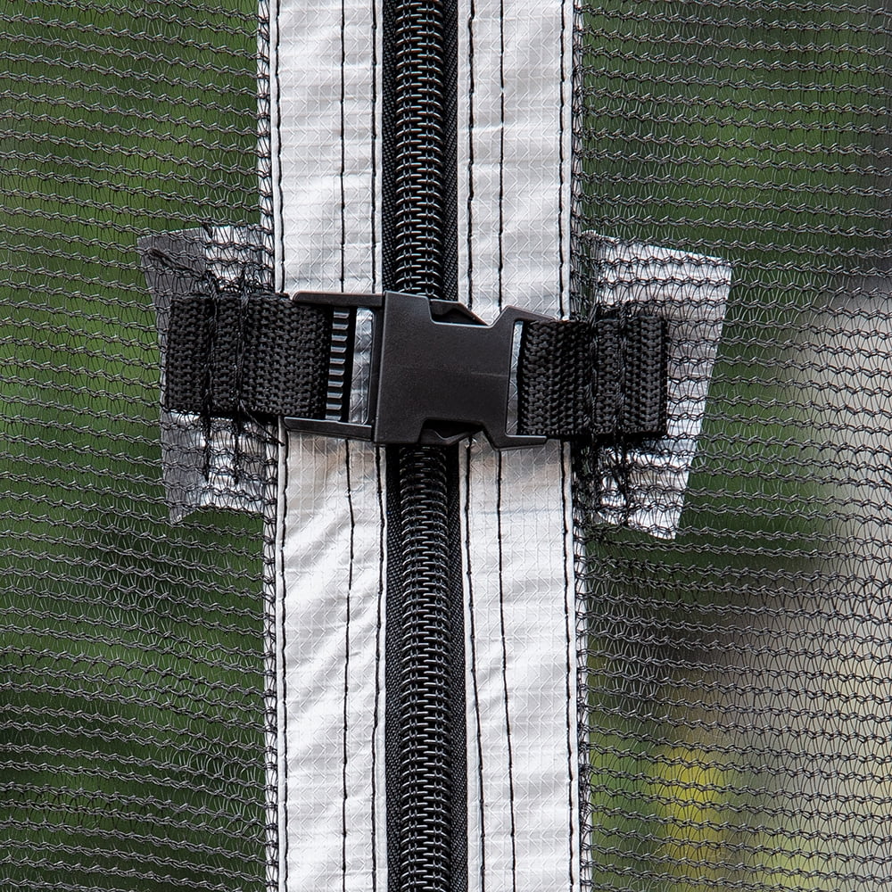 Kepooman 15FT Recreational Combo Trampolines with Safety Enclosure Net for Outdoor, Gray
