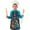 Black Blue Yellow, variant on Blue Butterfly Pattern Kids Aprons for Girls and Boys,Adjustable Neck Strap Toddler Aprons for Kids Cooking Baking