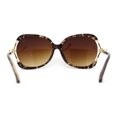 thumbnail image 2 of Lunettes de Soleil de Luxe pour Femmes avec Strass Diva Papillon Designer Écaille Marron, 2 of 4