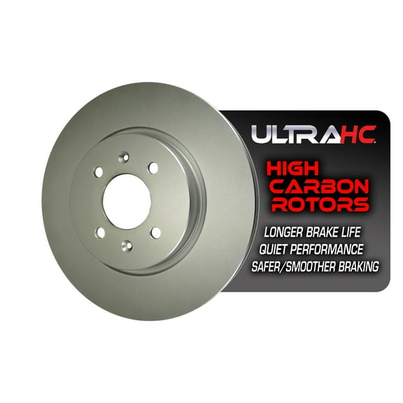 UltraHC Coated High Carbon Brake Rotor, Front UR005567, Hyundai Accent 2021-2018