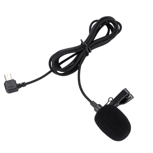 Micrófono portátil con clip de 1,5 m para cámara de acción SJCAM SJ6 SJ7 SJ360