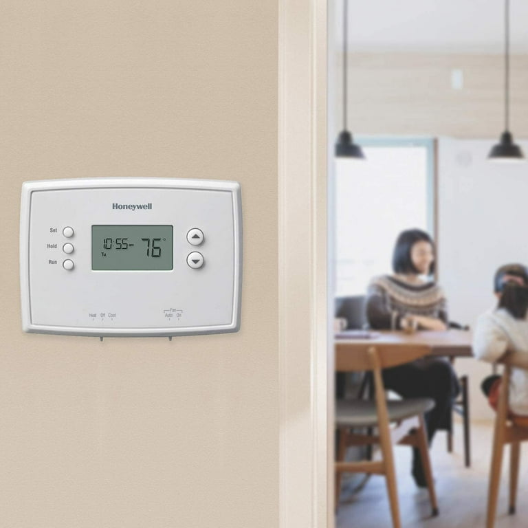 Honeywell Home RTH221B1039 RTH221B Programmable Thermostat, White