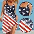 thumbnail image 1 of SMihono Robe d'Été pour Femmes Grande Taille Mode pour Femmes Aguichant Sans Manches Mignonne Imprimé de Dessin Animé Ourlet Ample Robe de Plage, 1 of 5