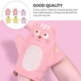 thumbnail image 3 of 6Pcs Baby Bath Mitts Washcloths Scrubber Cartoon Towels Scrubbers (Assorted Color), 3 of 6