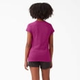 thumbnail image 4 of Dickies Women's Cooling Short Sleeve Pocket T-Shirt, Festival Fuchsia, XL, 4 of 5