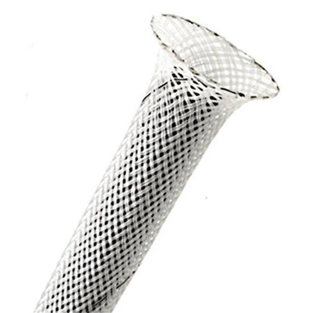 Techflex HT1W-225-WE 0.12 in. x 225 ft. Halar Expandable Tubing - White