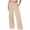 #0360-khaki, variant on Neewe Women's Wide Leg Sweatpants Straight Leg Lowrise Sweat Pants Drawstring Elastic Low Waist Pants with Pockets