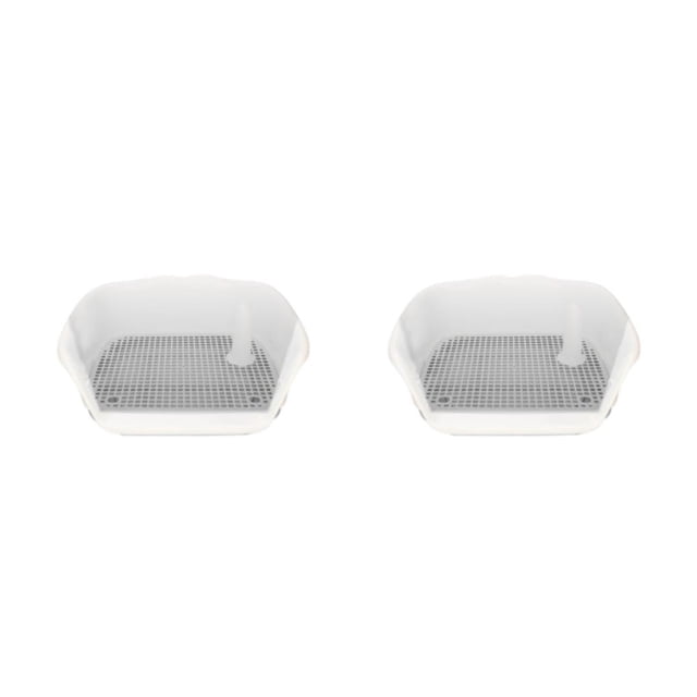 Greeniant Removable Dog Potty Tray Keep Floors Protection Clean with Wall Type2 NO2