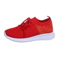 thumbnail image 6 of JikouIivo Women's Fashion Casual Mesh Breathable Lace Up Sneakers Loafers Shoes Women's Shoes Clearance, 6 of 8