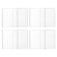 thumbnail image 1 of Uxcell 4 Pack Bisagras Flexibles de Acrílico, 30x39mm Bisagra Invisible, 360° Piano Transparente de Perfil Bajo para Muebles DIY, Soporte de Exhibición, Gabinetes, 1 of 7